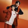 Fila Original Peony Pullover Simple Fashion Classic Retro Casual Sports Versatile Comfortable Loose Round Neck Sweatshirt F51U619203FBK