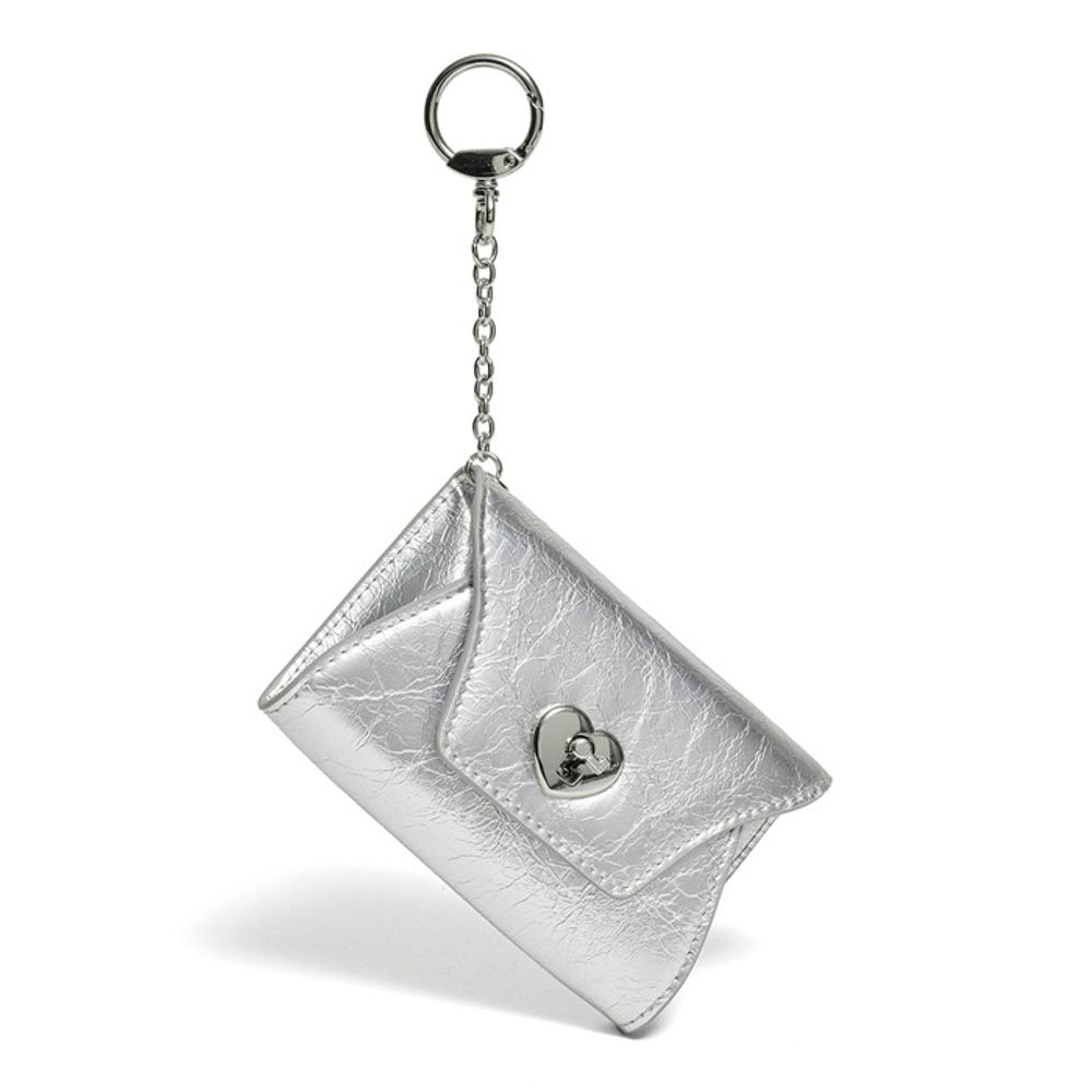 Le Masque Heartlock Keyring Multi Pouch Keyring Card Wallet (5 Colors)