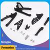 Portable Motorcycle Front Rider Footrest Foot Pegs Footpegs Rearset Brackets For Yamaha YZF R1 1000 2007 2008