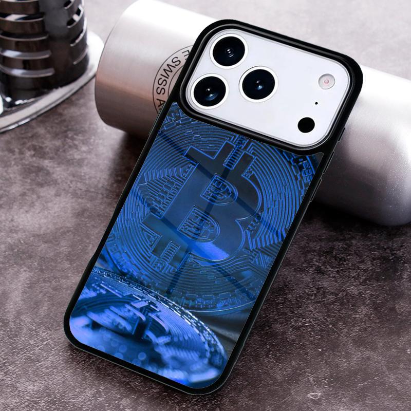 Bitcoin BTC Handyhülle für iPhone 17 16 15 14 13 12 11 Pro Max Plus 17Air Weiche Silikonhülle