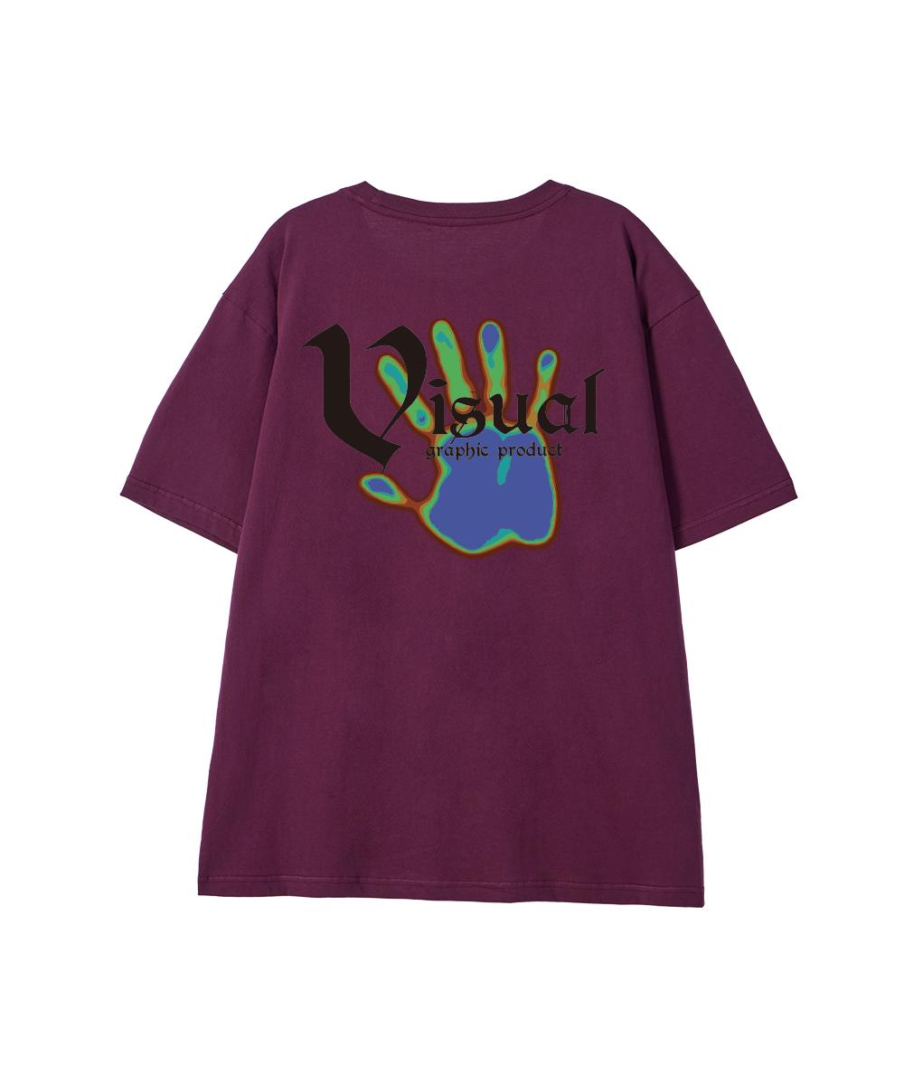 Biel Visual Farm Short-Sleeve T-Shirt Wine M