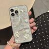 Korejský Ins kryt na telefon pro Apple 16promax Květina Perla pro IPhone 17 Motýl 15 Hvězda Třpytky