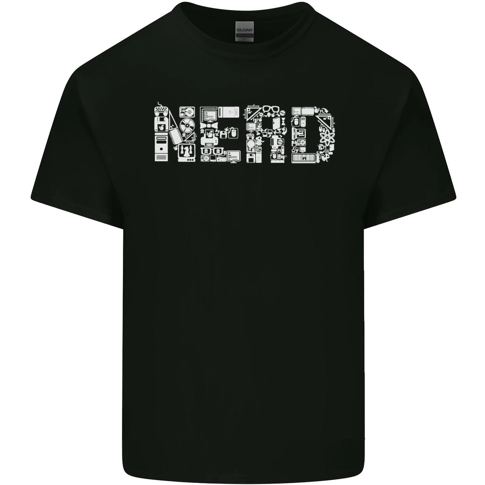 

Nerd Word Art Geek Kids T-Shirt Childrens 4XL