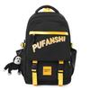 Schoolbag new Korean version ins high value fresh candy color letter backpack junior high school students simple and lightweight backpack
