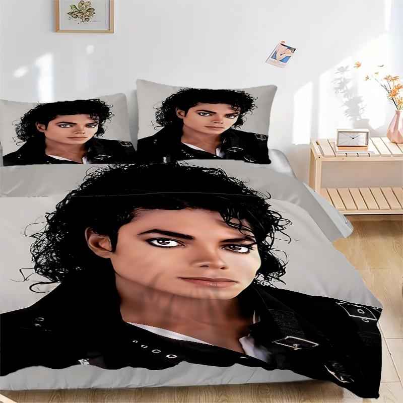 3Pcs Michael Jackson'S Iconic Pose Bedding Sets For All Sizes New 3D Printed Bed Cover Comforter Duvet Cover Pillowcase Bedroom Decoration