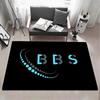 Brand B BBS Floor Mat Eco Flannel Doormat Non Slip Odorless Indoor Floor Rug Soft Short Plush Home Mat