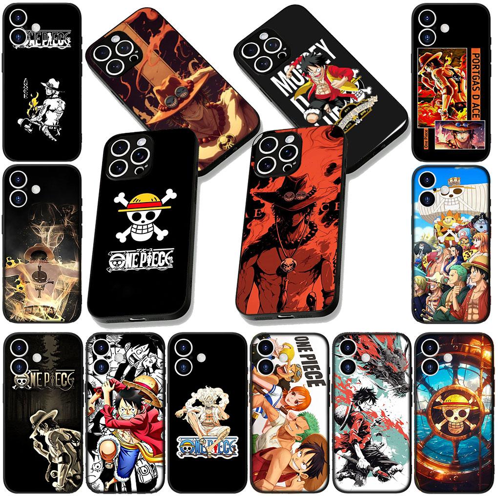 Soft Phone Cover for Xiaomi Redmi Note 12 11 10 Pro 10A 10C 12C 14C A4 Note12 5G Case One Luffy Pieces Portgas D Ace Casing