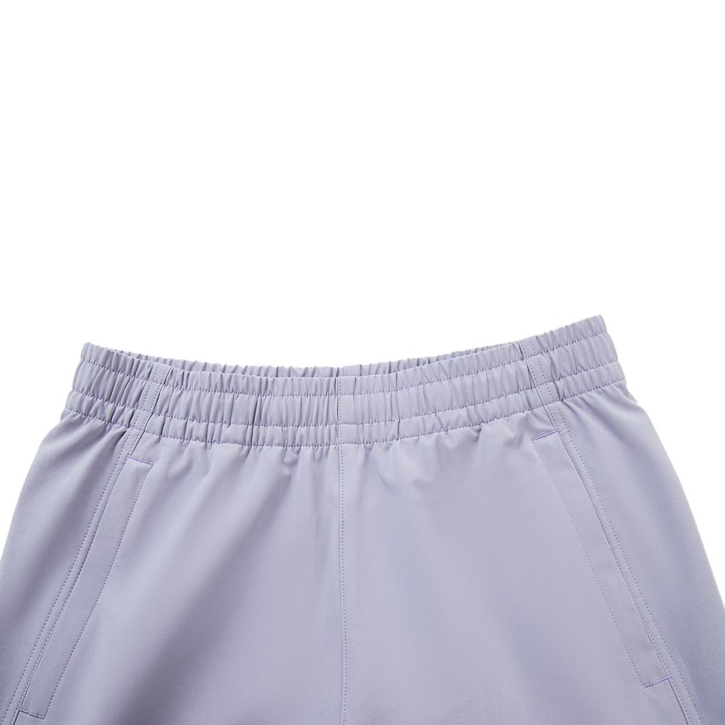 Li Ning Fitness Series Mid Waist Solid Color Versatile Elastic Straight Leg Sports Pants Women Pants AYKV898-2