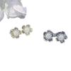 French Retro Oil Drip Light Luxury High-end Smiley Face Versatile Stud Earrings Small Fresh Original Design Sunflower Earrings