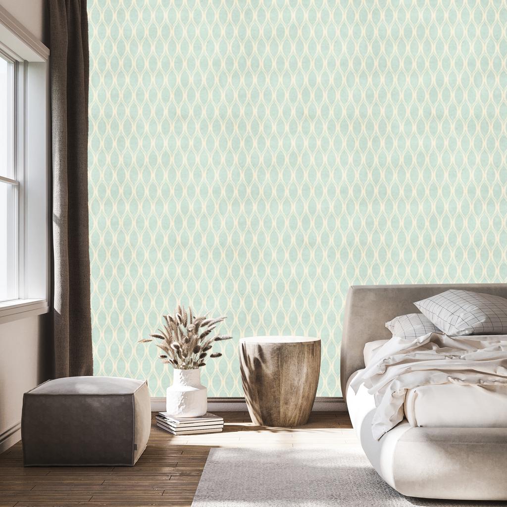 Wallpaper Delicate pattern in retro style for living room and bedroom 50x1000