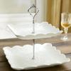 Cake Stand European Style 2/3 Tier Pastry Cupcake Fruit Plate Serving Dessert Holder Creative Multi-layer Plastic Fruit Plate