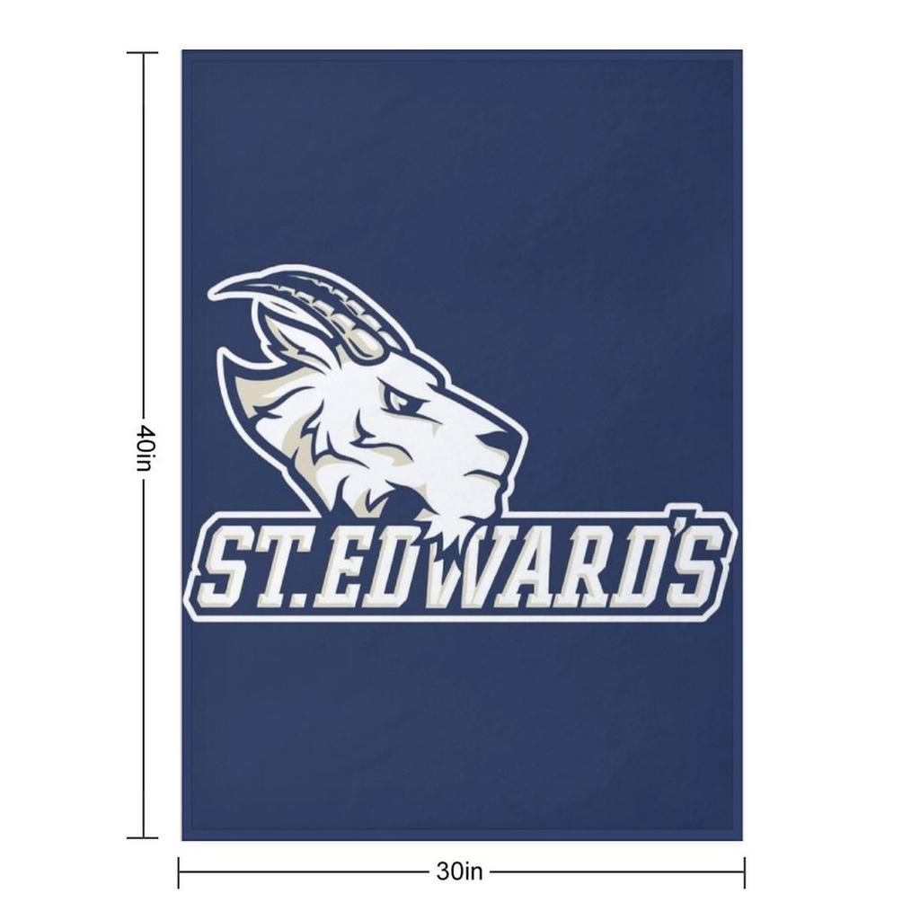 St. Edward's University Throw Blanket Flannels Flannel Fabric Travel for Winter Blankets