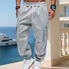 Autumn  Winter American Velvet Men's Loose Casual Sports Outdoor Multi-pocket Work Sleeves