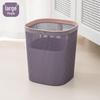 Household Hollow Square Kitchen Waste Bin with Press Ring