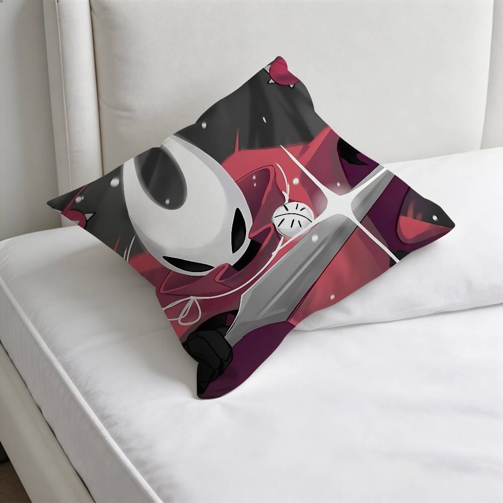 HHollow Knight SSilksong Decorative Square Pillow Cover Modern Cushion Case for Living Room Bedroom