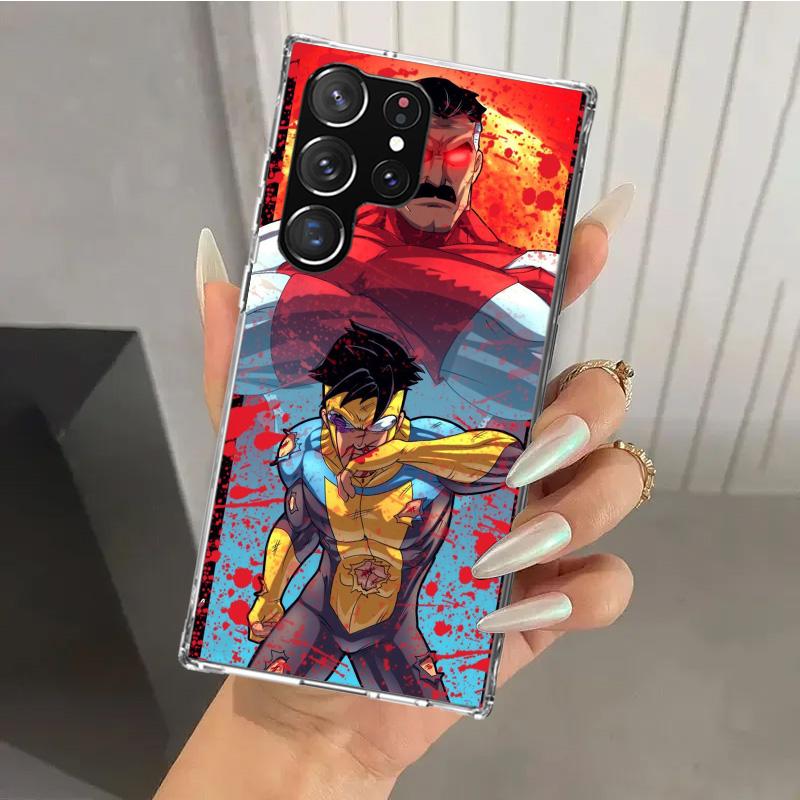 Cool I-Invincible Phone Case for Samsung Galaxy S26 S24 S23 Ultra S25 Edge S22 S21 Plus S20 FE + Soft Print Shell Funda Galaxy S