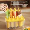 8 Compartments Popsicles Molds with Tight Sealing Lid for Homemades Ice Lolly Mould Kitchen Gadget