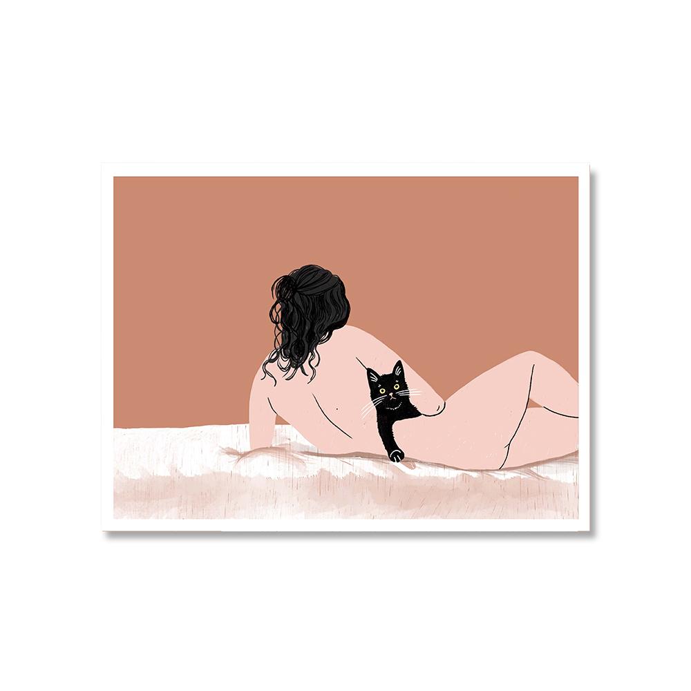 Cat Gifts Wall Art Canvas Painting Funny Cats Posters And Prints Vintage Wall Art Pictures For Living Room Kitchen Cuadros Decor No Frame