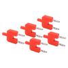 5Pcs Dual Banana Plug Double Row 1 Female To 2 Male Strong Connectivity Good Conductivity Banana