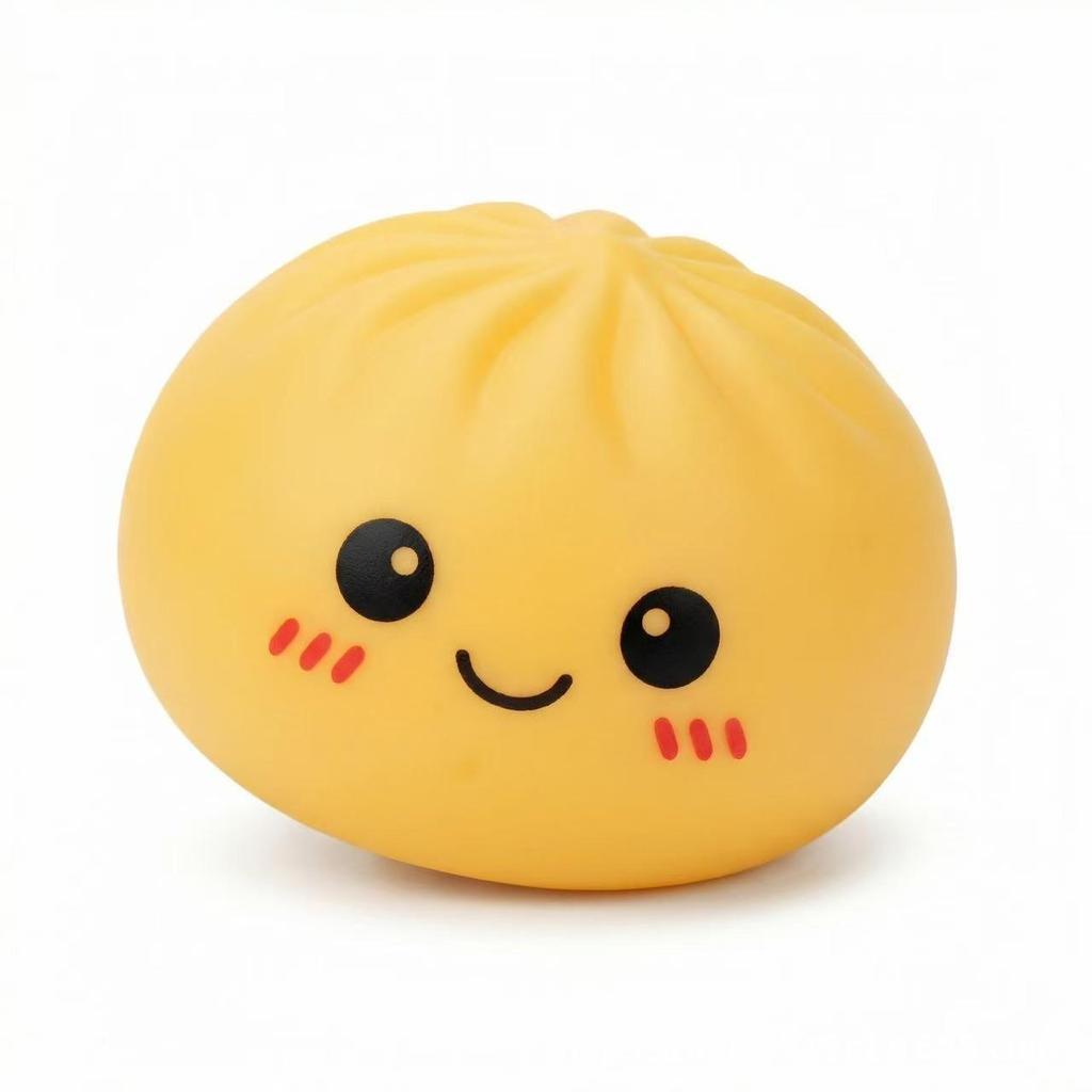 Unzip Blind Box Cartoon Expression Bun - Decompression Toy Xiaolongbao & Fried Dough Stick