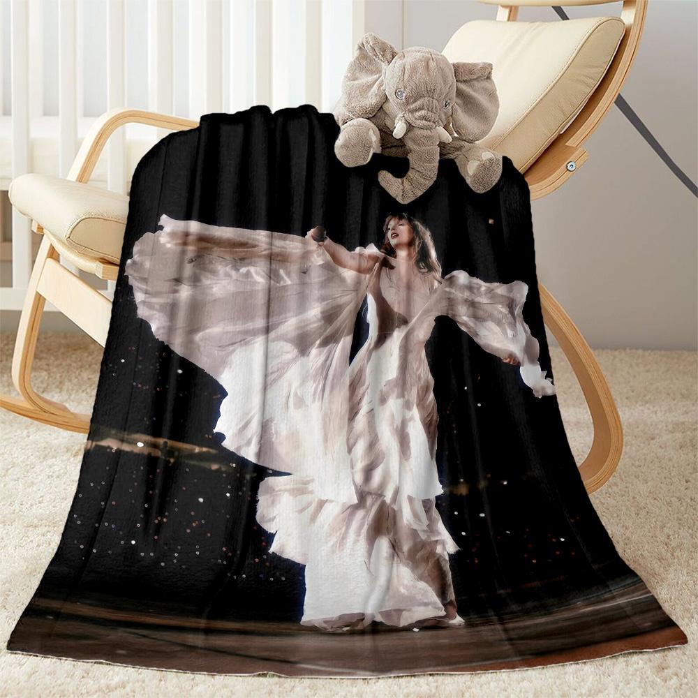 Guitar Performance Stage Blanket Warmthful Decor Suitable for Sofa Bedding Couch Four Seasons Universal Playful Design