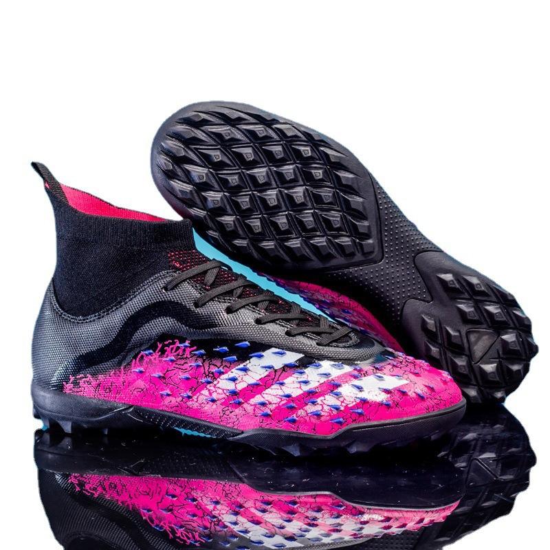 C Romesi High-top Football Shoes for Boys and Girls AG Long Nails Messi TF Broken Nails Professional Game Training Shoes