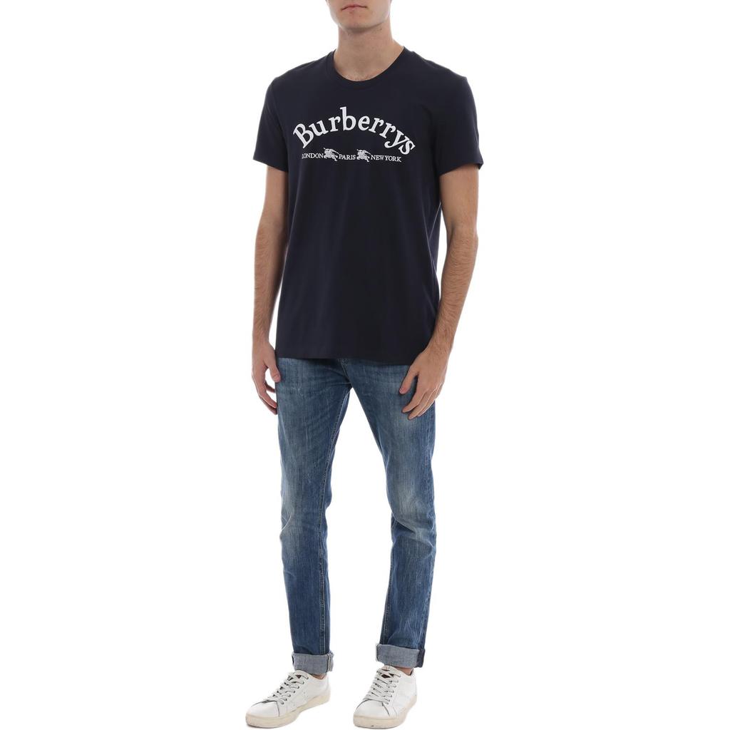 Burberry SS22 T Shirt Men's Marine Blue 80029541