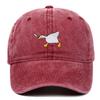 Embroidery Goose Trucker Hat Adjustable Snapback Hat Fashion Duck Tongue Hat  Men
