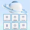 Eye Massager Moist Atomizer 6 Massage Heads 3 Modes Steam Vibration SPA Mini 3D Intelligence Massage Eye Skin Care Tool Relieve Fatigue Promote Sleep