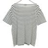 Orcival Made In Japan Border Short Sleeve Boat Neck Cut 4 White System Men's Used