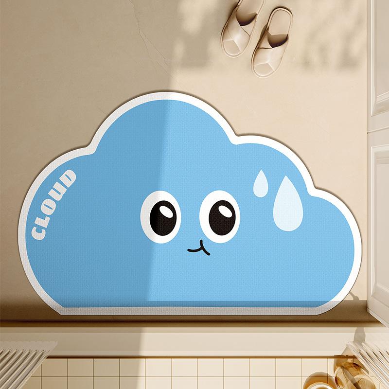 

Смішний Килимок для Ванної Кімнати, Вбираючий Килимок для Підлоги, М який Діатомітовий Мул, Домашній Милий Стиль, Протиковзкий, Зносостійкий, Килимок для Дверей Ванної Кімнати 40 * 60cm