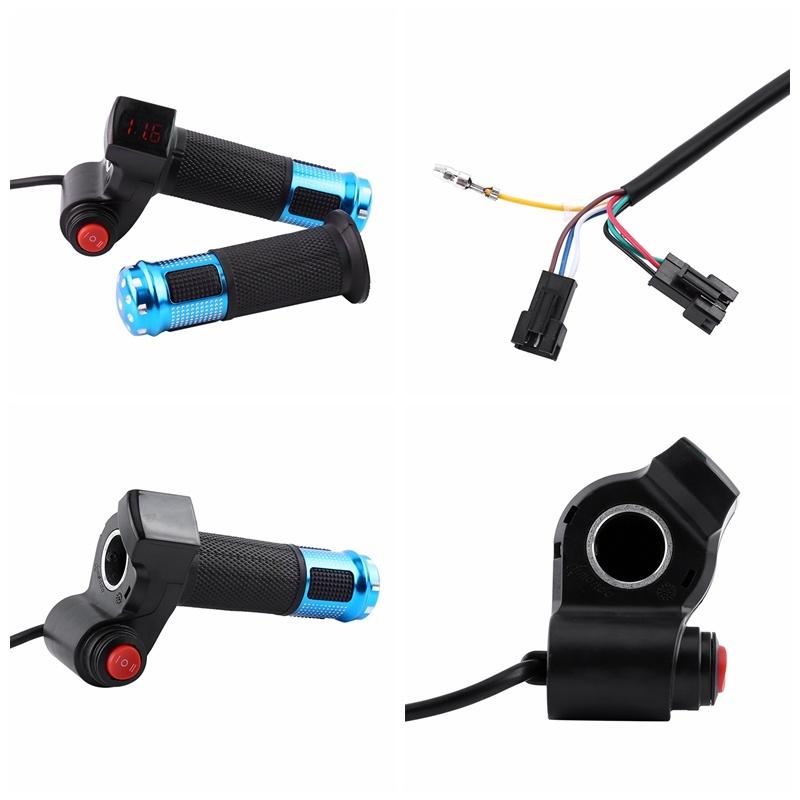 buy 7 wire twist throttle grips with led display for electric bike scooter at affordable prices free shipping real reviews with photos joom