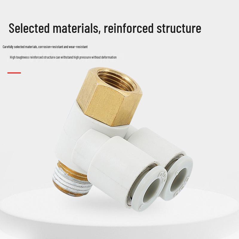 Pneumatic Tubing Multi-Way Universal Joint KQ2 Series 06/08-02S
