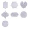 DIY Diamond Listing Silicone Epoxy Resin Mold Diamond Irregular Aromatherapy Pendant Tag Keychain Jewelry Mold Tools