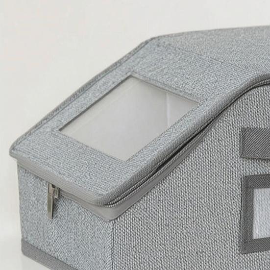 Baseball Cap Organizer, Stackable Hat Storage Box, with Clear Window Lid Durable Design, Container for Baseball Caps Snaps Trucker Hats