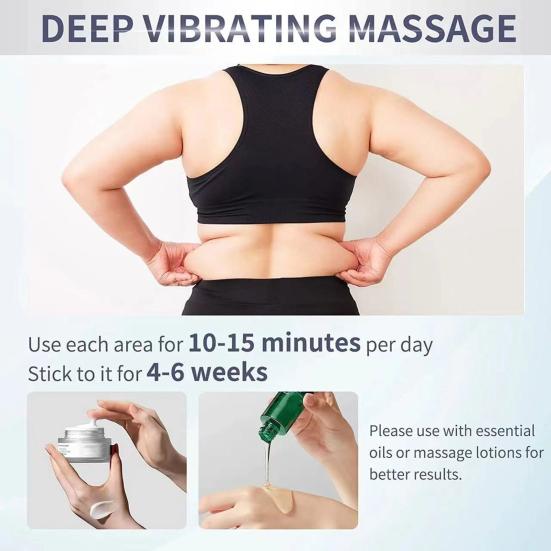 Cellulite Massager Body Sculpting Machine Vibration Frequency Adjustment Portable Electric Handheld Cellulite