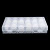 Small Clear Round Coin Storage Tube Plastic Coin Holder With Protective Sponge Commemorative Coins Collection Tubes Set