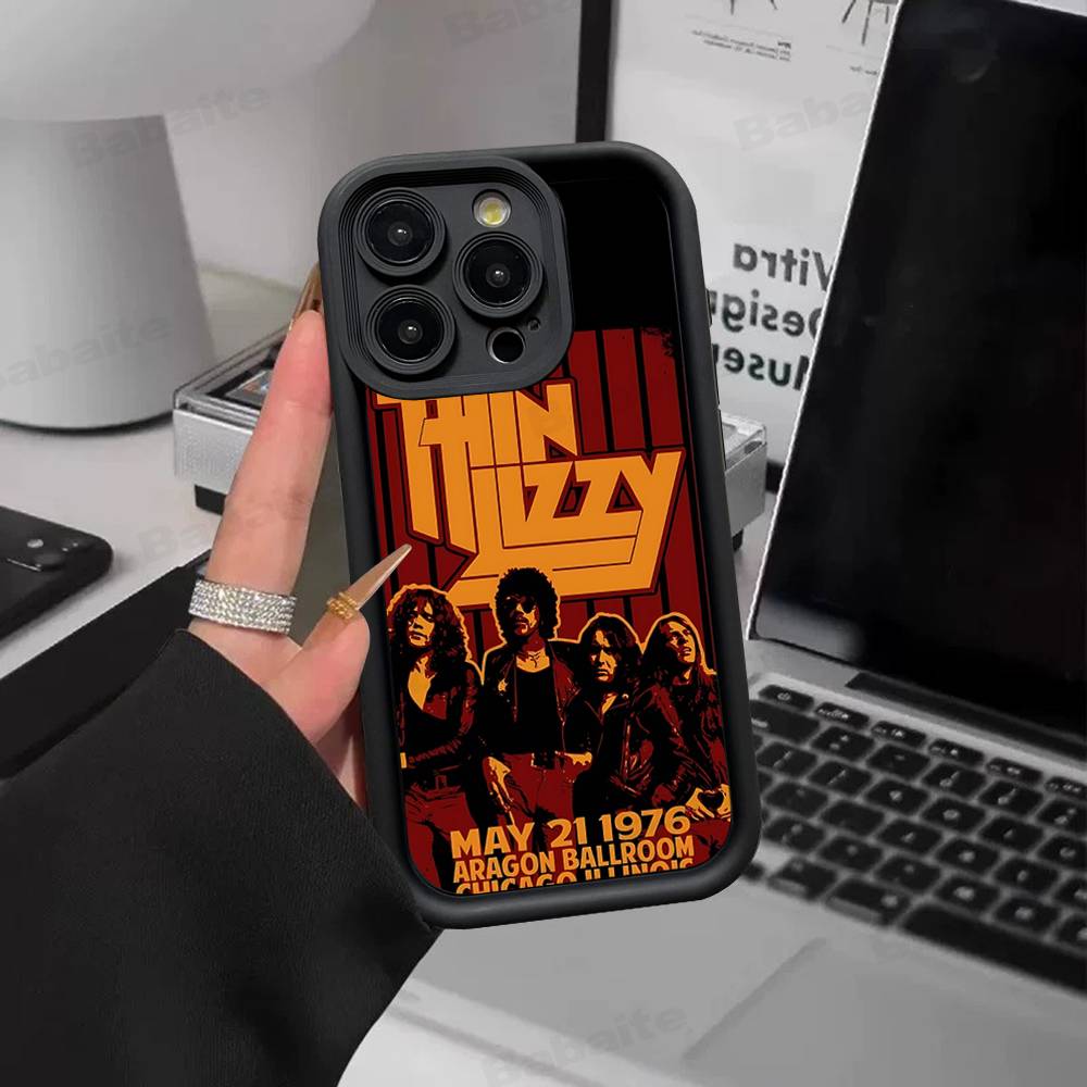 Rock Band T-Thin LizzyS Phone Case For IPhone 17 16 E 15 14 13 12 11 Pro Max Plus Back Cover