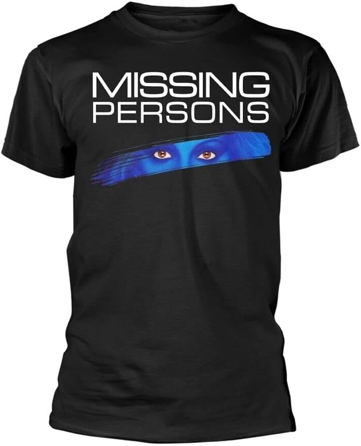 Missing Persons Walking in L.A Black Men T Shirt Front & Back Print X Large 3XL чёрный