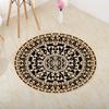 Round Retro Ethnic Style Carpet Living Room Coffee Table Bedroom Computer Chair Hanging Basket Non-slip Floor Mat