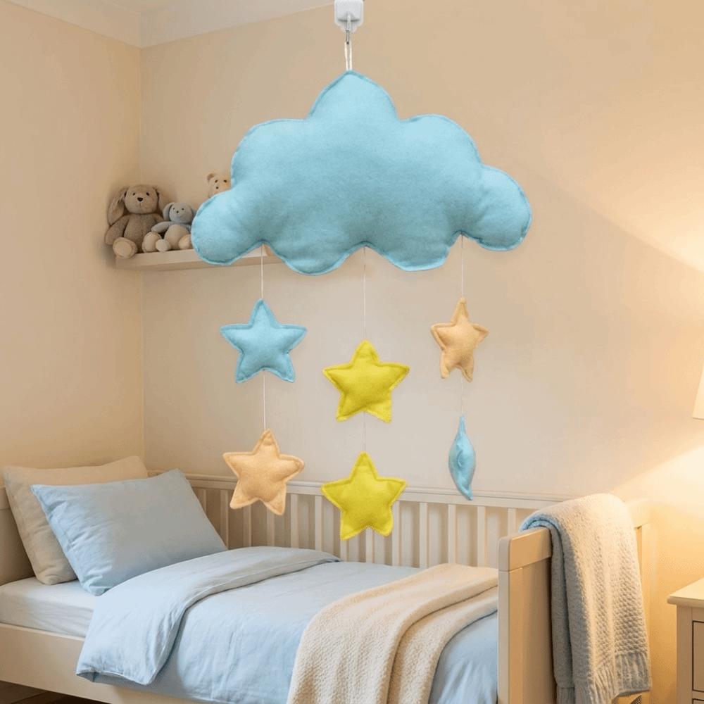 Heart/Star Design Nursery Room Pendant Nordic Style Wall Hanging Pendant Cloud Pendant Home Decor