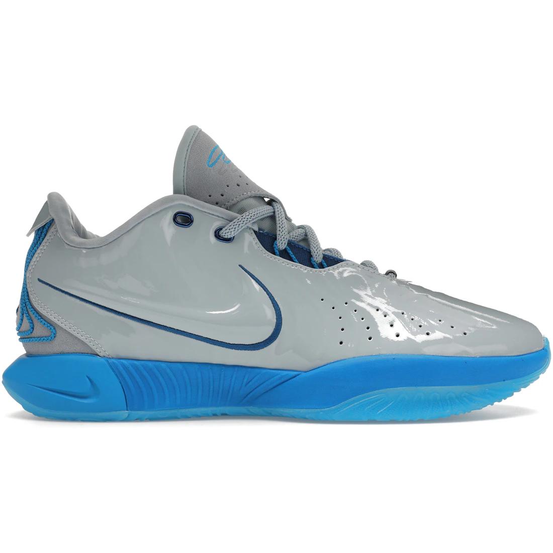 

Кроссовки Nike LeBron 21 Blue Diver (Полупрозрачная синяя подошва)(FQ4052-400) 43