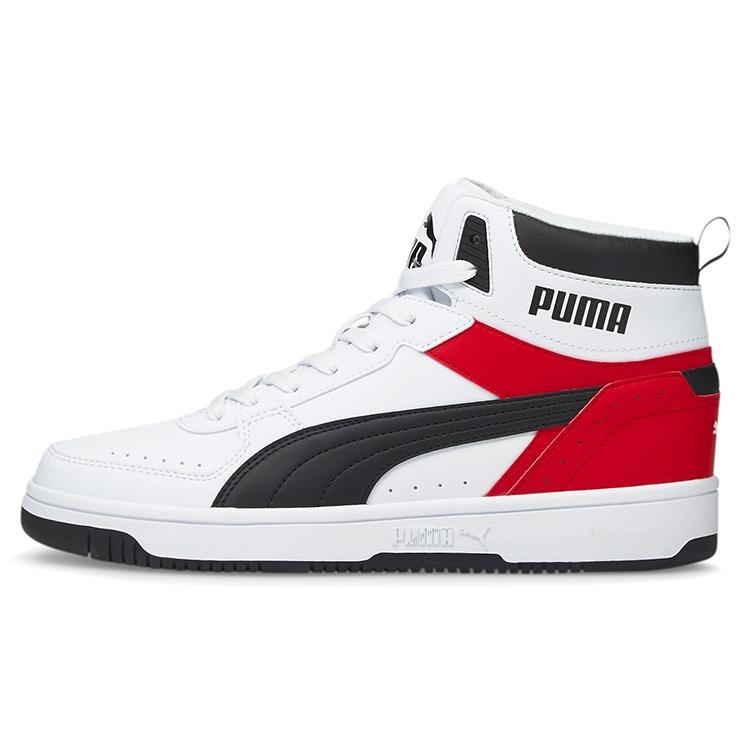 PUMA Rebound Joy  White High Risk Red  Men s 374765-09 EU 41