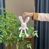 Rabbit Sweet Plush Doll Keychain Cute Soft Toy Accessory Perfect For Collectors Or Gifts