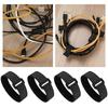 Nylon Material Hook Loop Straps Reusable Cable Ties Self Adhesive Straps  Earphone Organizer