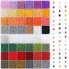 12000pcs 3mm Glass Seed Beads for DIY Bracelet Necklace Jewelry Making