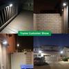 Clip Sensor Solar Light Super Bright Motion Sensor Light Solar/USB Charging Outdoor Lamp Plant lighting for Camping Patio Garden