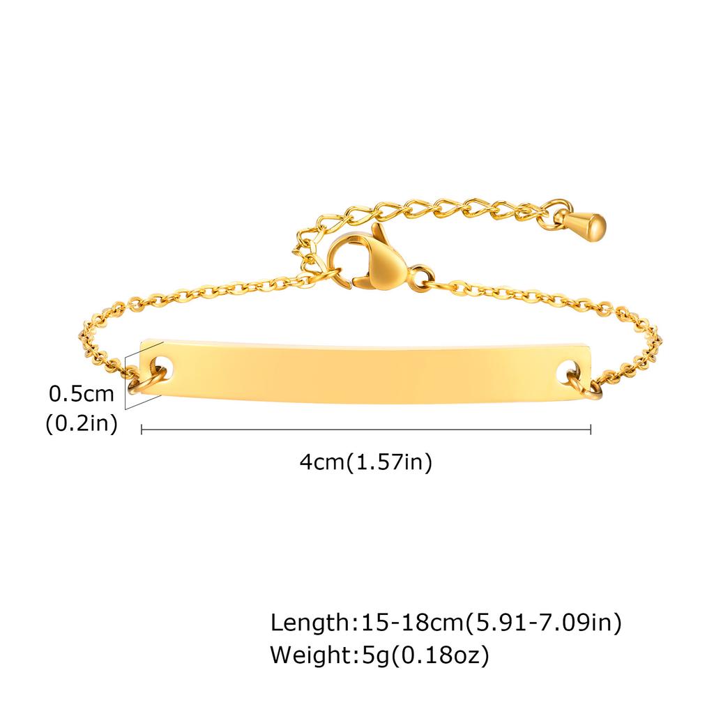 Jewelry, Stainless Steel Bent Adjustable Bracelet 18K Gold Women'S Niche, Jewelry