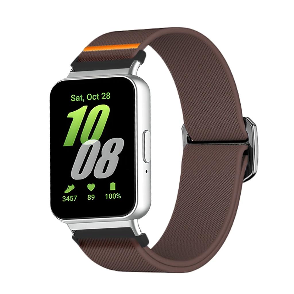 Nylon Loop Strap for Samsung Galaxy Fit 3 Adjustable Elastic Bracelet Watchband for iWatch Samsung Galaxy Fit3 Band Accessories