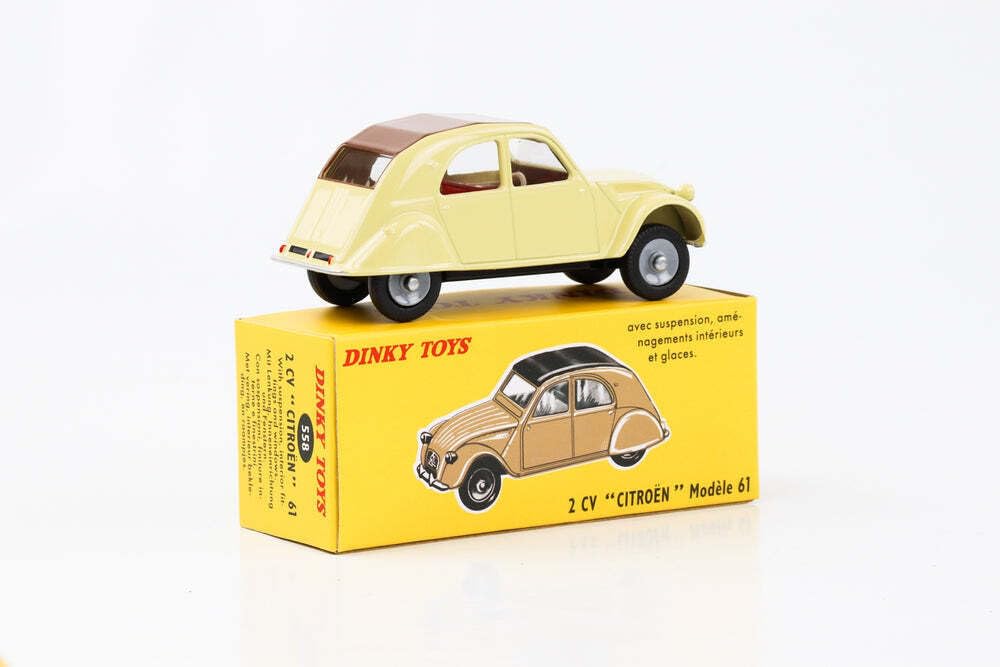 DINKY TOYS DINKY 2CV Beige 2CV Reproduction Diecast Car 1/43 Citroën Citroën